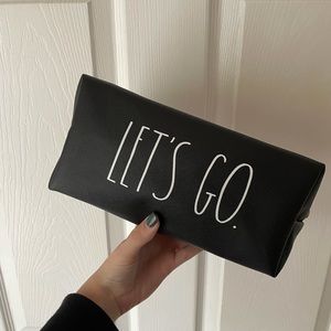 RAE DUNN “Let’s Go” Makeup/Toiletries Bag